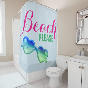 Beach Please Shower Curtain
