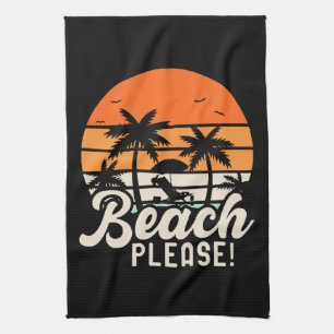 Beach Please Tea Towel