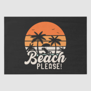 Beach Please Tissue Paper