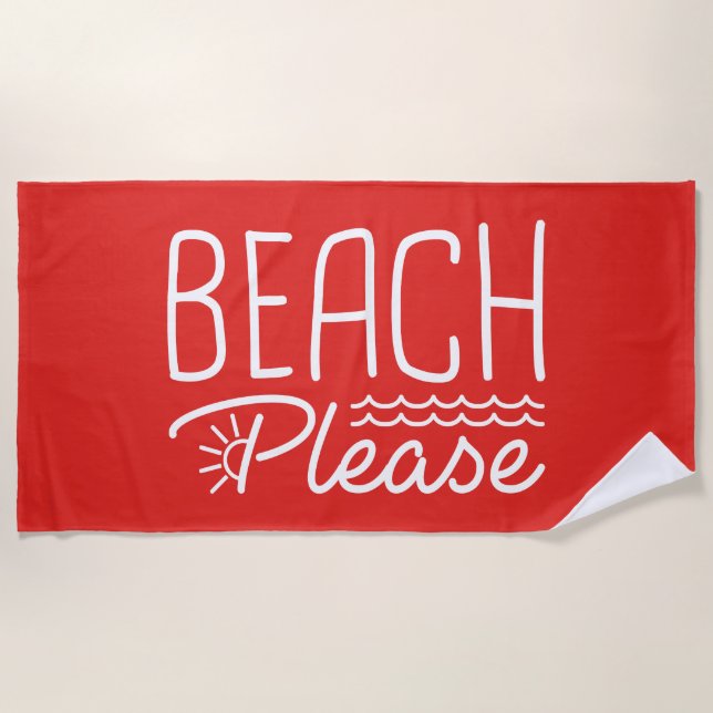 Beach Please Towel (Front)