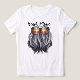 Beach Please Tri-Blend Shirt