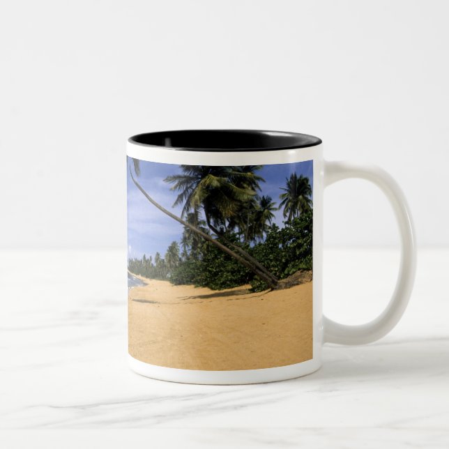 Beach Puerto Rico 2 Two-Tone Coffee Mug (Right)