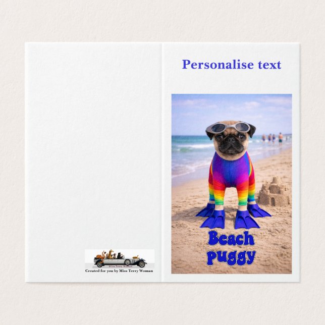 Beach Puggy (Outside Unfolded)