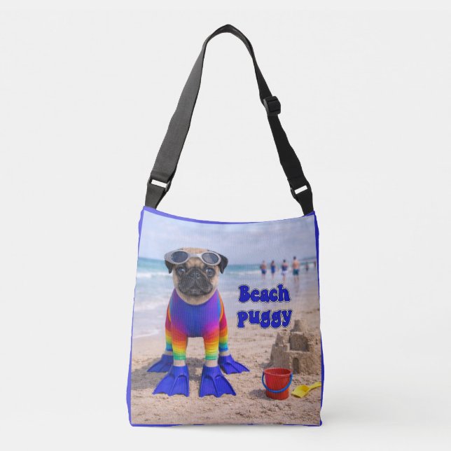Beach Puggy Crossbody Bag (Front)