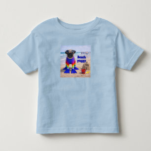 Beach Puggy Toddler T-Shirt