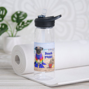 Beach Puggy Water Bottle