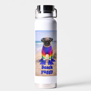 Beach Puggy Water Bottle