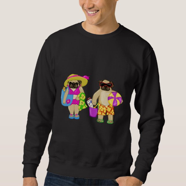 Beach Pugs Classic T-Shirt 630 Sweatshirt (Front)