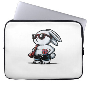 Beach Rabbit Bunny Beach-Goer Summer  Laptop Sleeve