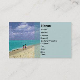 Beach Rack Card