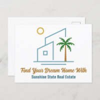 Beach Real Estate Company Cute Customisable