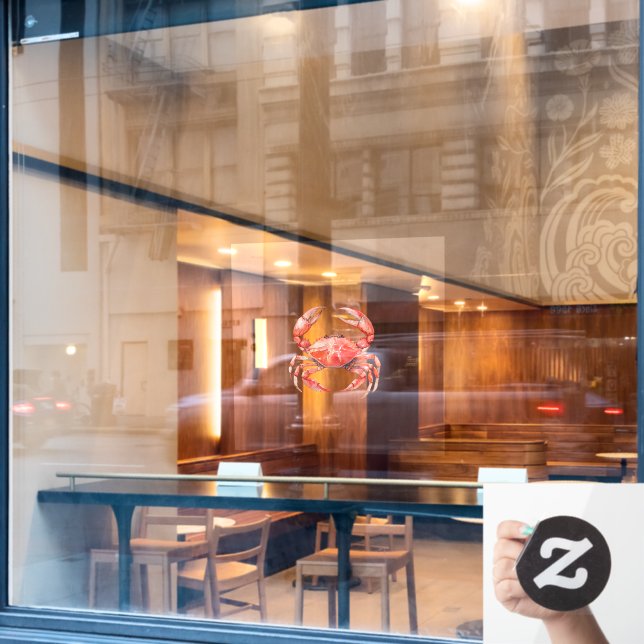 Beach Red Crab (Cafe Window)