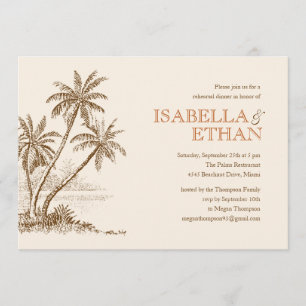 Beach Rehearsal Dinner Invitations