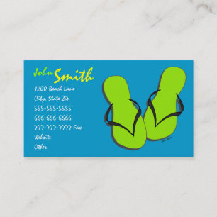Beach Rentals Business Card