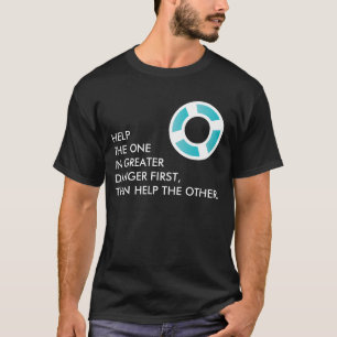BEACH-RESCUE - personalised text T-Shirt