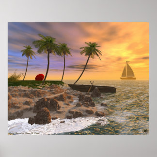 Beach Retreat Poster