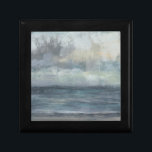 Beach Rise Gift Box<br><div class="desc">Beach Rise II by Jennifer Goldberger. Features a cloudy beach scene with looming clouds.</div>