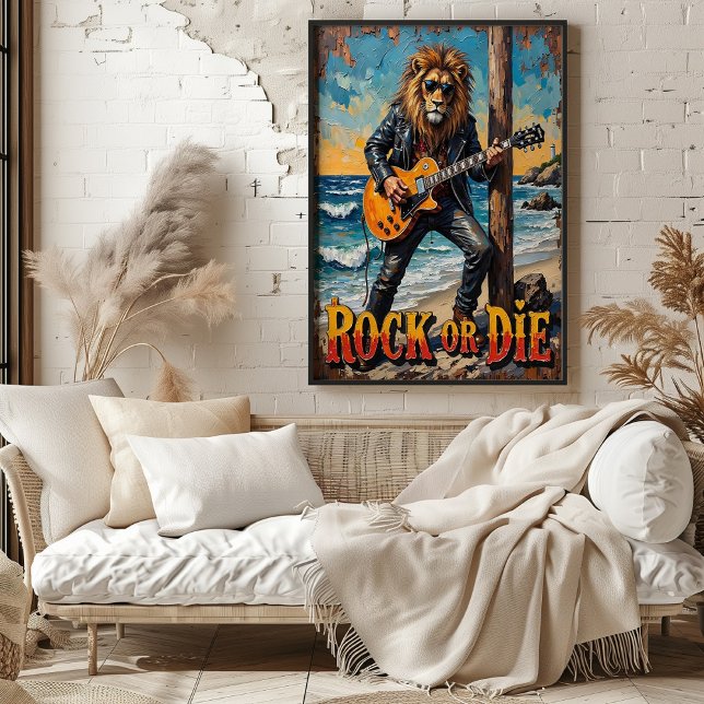 Beach Rocker: Lion  Poster (Creator Uploaded)