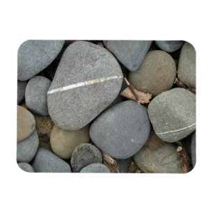 Beach Rocks and Pebbles Magnet