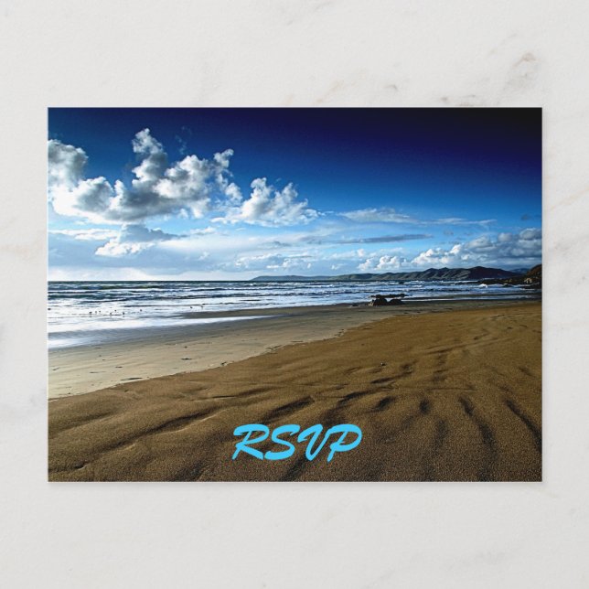 Beach RSVP Postcard (Front)
