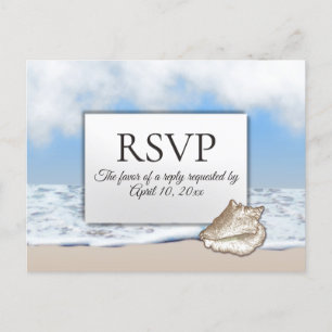 Beach RSVP with Menu Choices