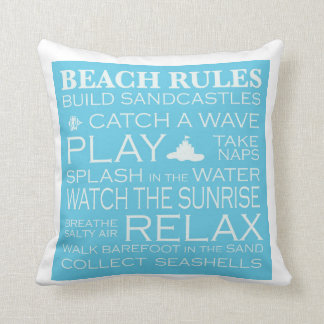 Beach Rules Pillow