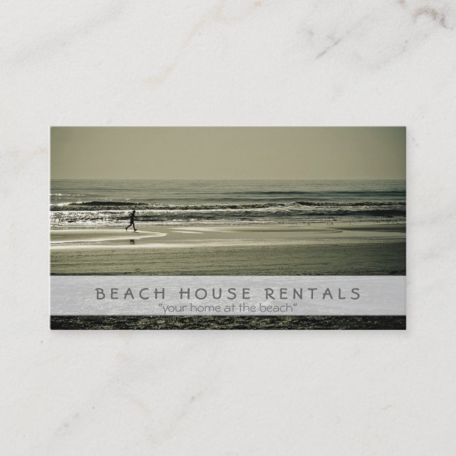 Beach Runner Business Card (Front)