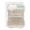 Beach Rustic Burlap Lace Bridal Shower Invitation