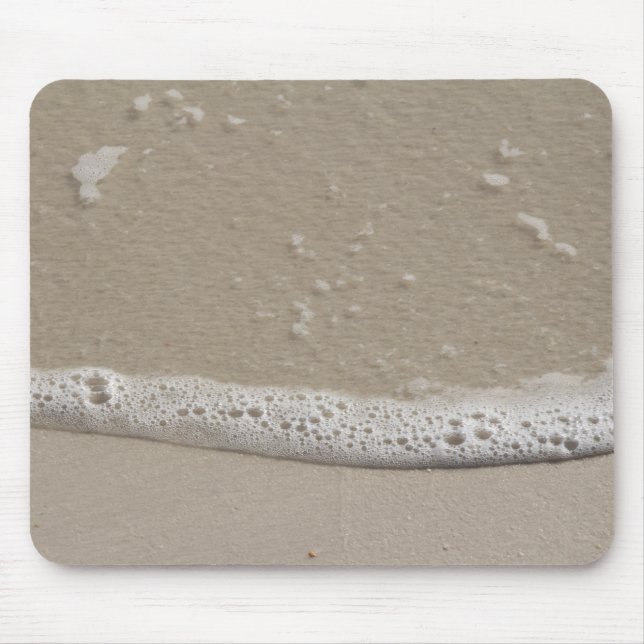 Beach Sand and Sea Foam Mouse Pad (Front)