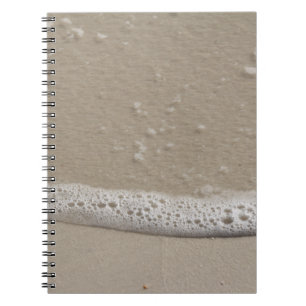 Beach Sand and Sea Foam Notebook