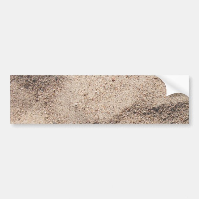 Beach Sand Bumper Sticker (Front)