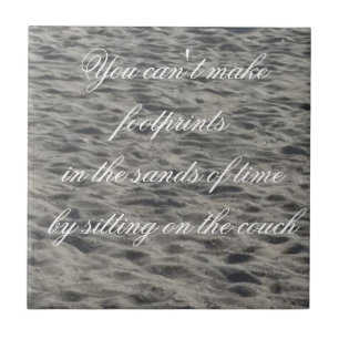 Beach sand ceramic tile