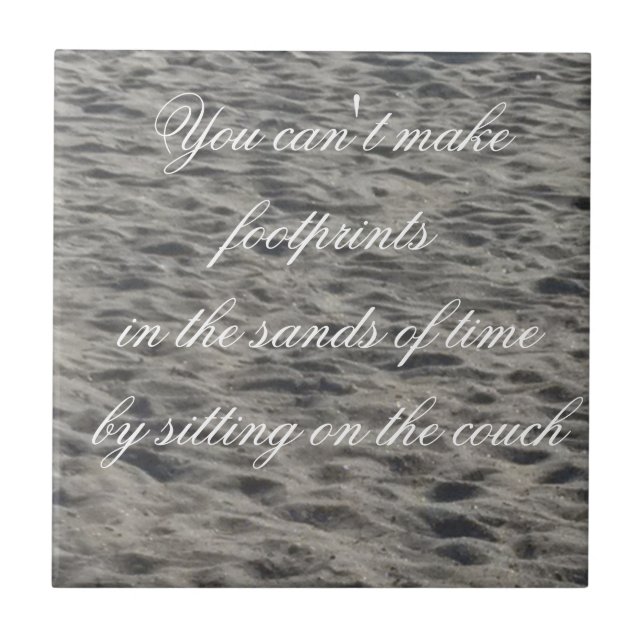 Beach sand ceramic tile (Front)