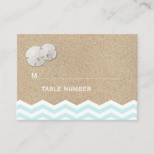Beach Sand Dollars Place Card