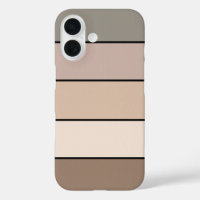 Beach Sand Earth Tone Colour Stripes On Watercolor