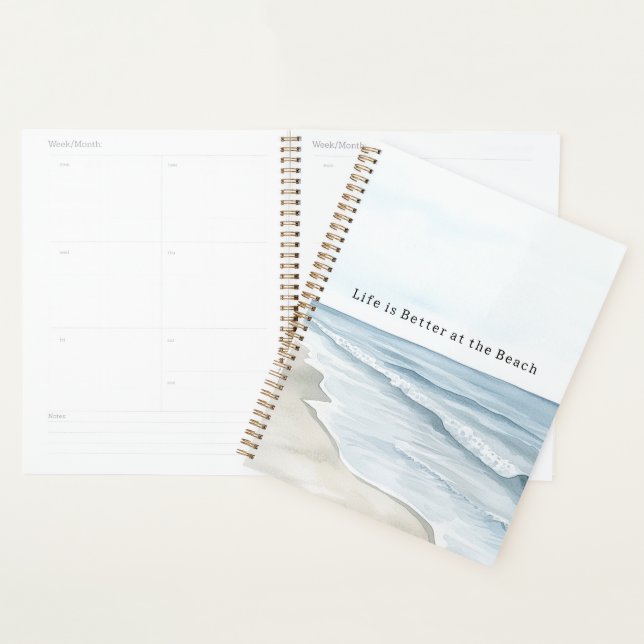 Beach Sand Ocean Planner (Display)