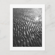 Beach Sand Ripples Postcard