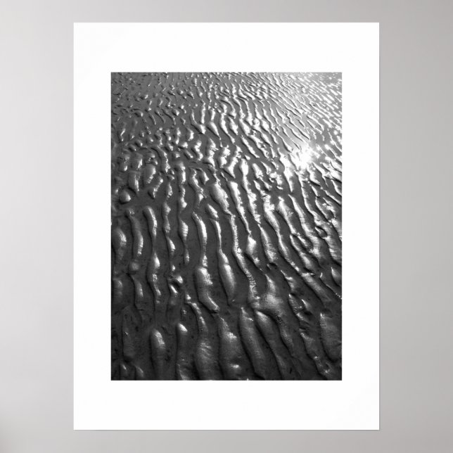 Beach Sand Ripples   Poster (Front)