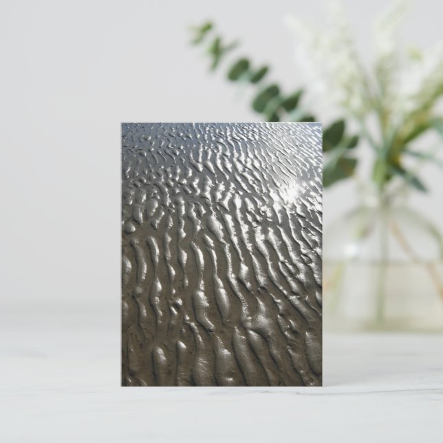 Beach Sand Ripples: Scotland  Postcard (Standing Front)