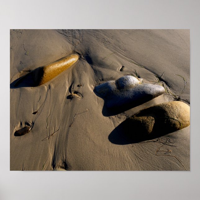 Beach/Sand/Stones/Rocks/Pebbles Poster (Front)