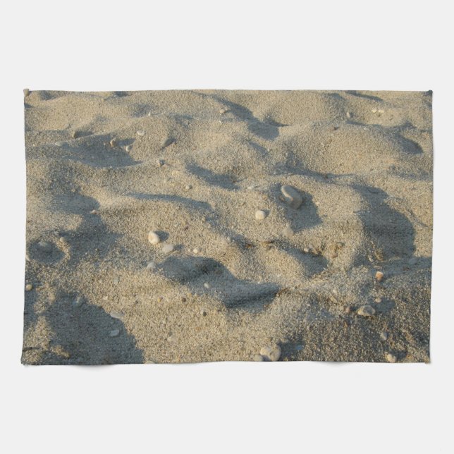 Beach sand summer cover tea towel (Horizontal)
