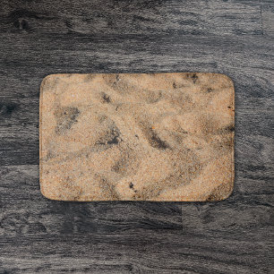 Beach Sand Tropical Bathroom Decor Bath Mat