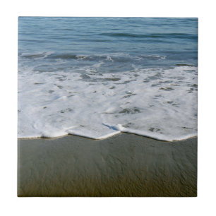 Beach/Sand/Waves Ceramic Tile
