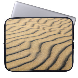 Beach sand waves sand dunes sandy laptop sleeve