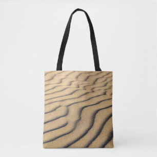 Beach sand waves sand dunes sandy tote bag