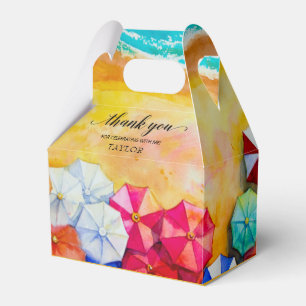 Beach Sand Waves Thank You Favour Box