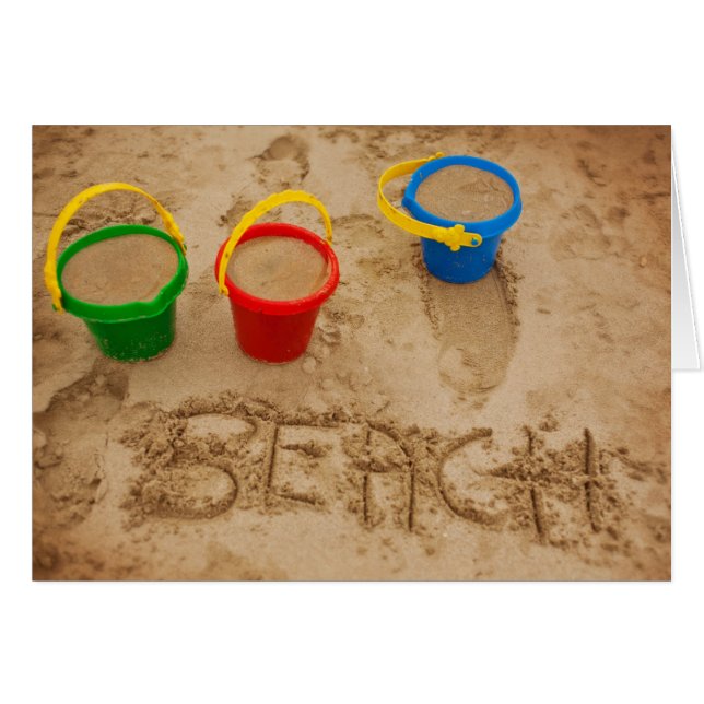 Beach Sand Words (Front Horizontal)