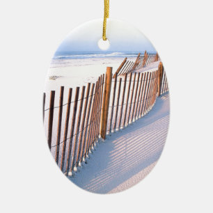 Beach Santa Rosa Island Seashore Ceramic Ornament