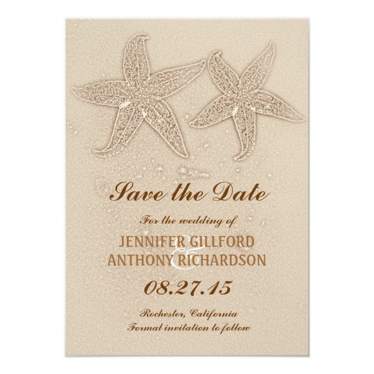 BEACH SAVE THE DATE CARD
