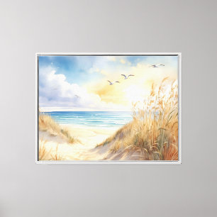 Beach Scene Canvas Wall Art